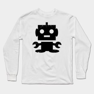 Cute Robot Long Sleeve T-Shirt